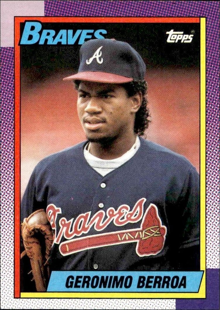 1990 Topps Geronimo Berroa #617 trading card