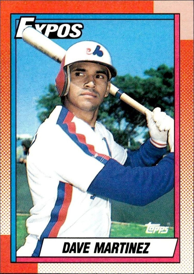 1990 Topps Dave Martinez #228 trading card