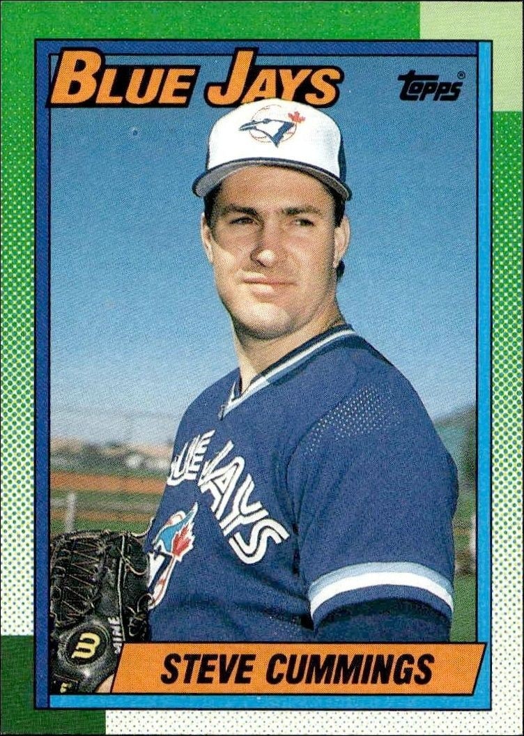 1990 Topps Steve Cummings #374 trading card