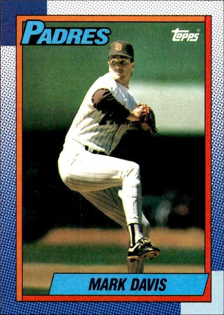 1990 Topps Mark Davis #205 trading card