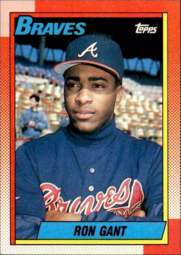 1990 Topps Ron Gant #567 trading card