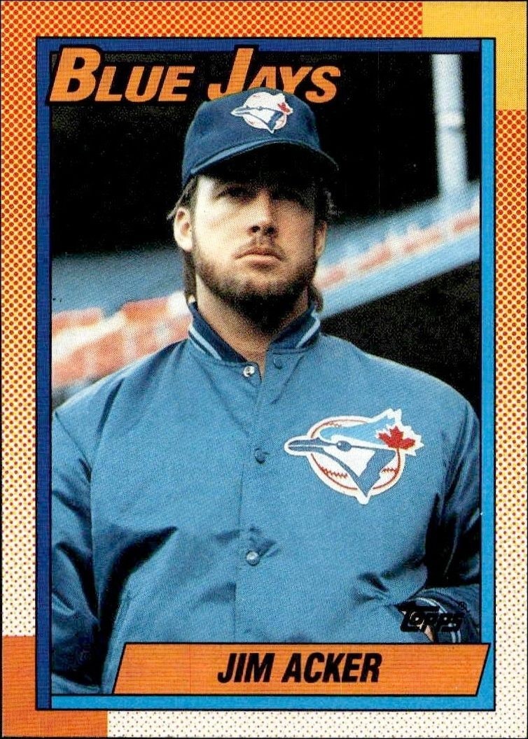 1990 Topps Jim Acker #728 trading card
