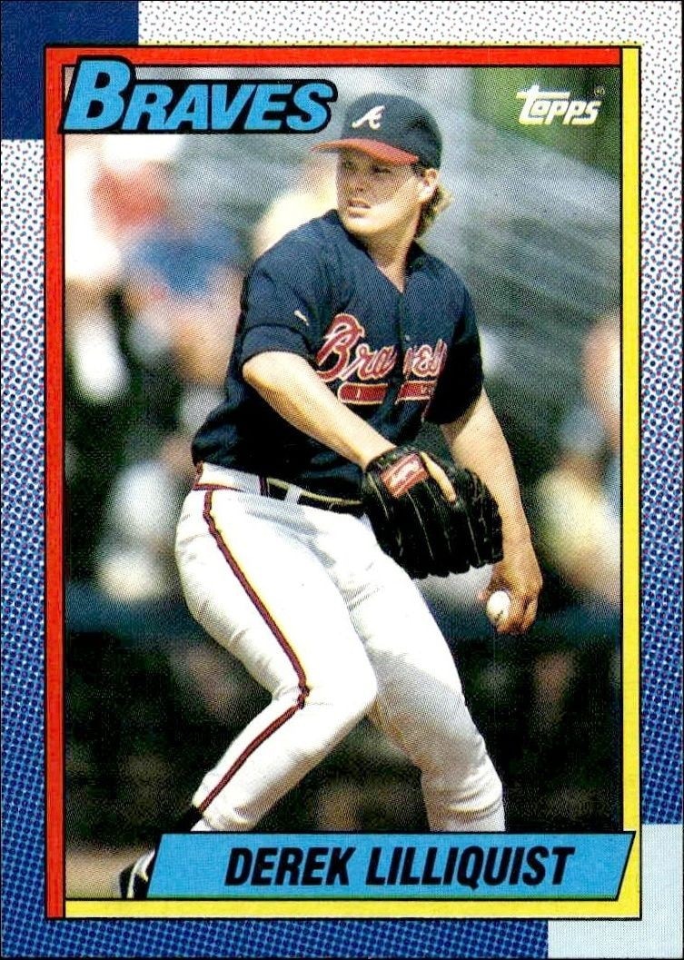 1990 Topps Derek Lilliquist #282 trading card