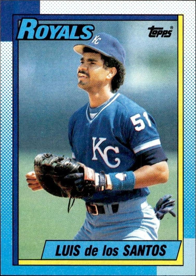 1990 Topps Luis De Los Santos #452 trading card