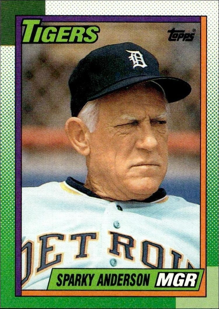 1990 Topps Sparky Anderson #609 trading card