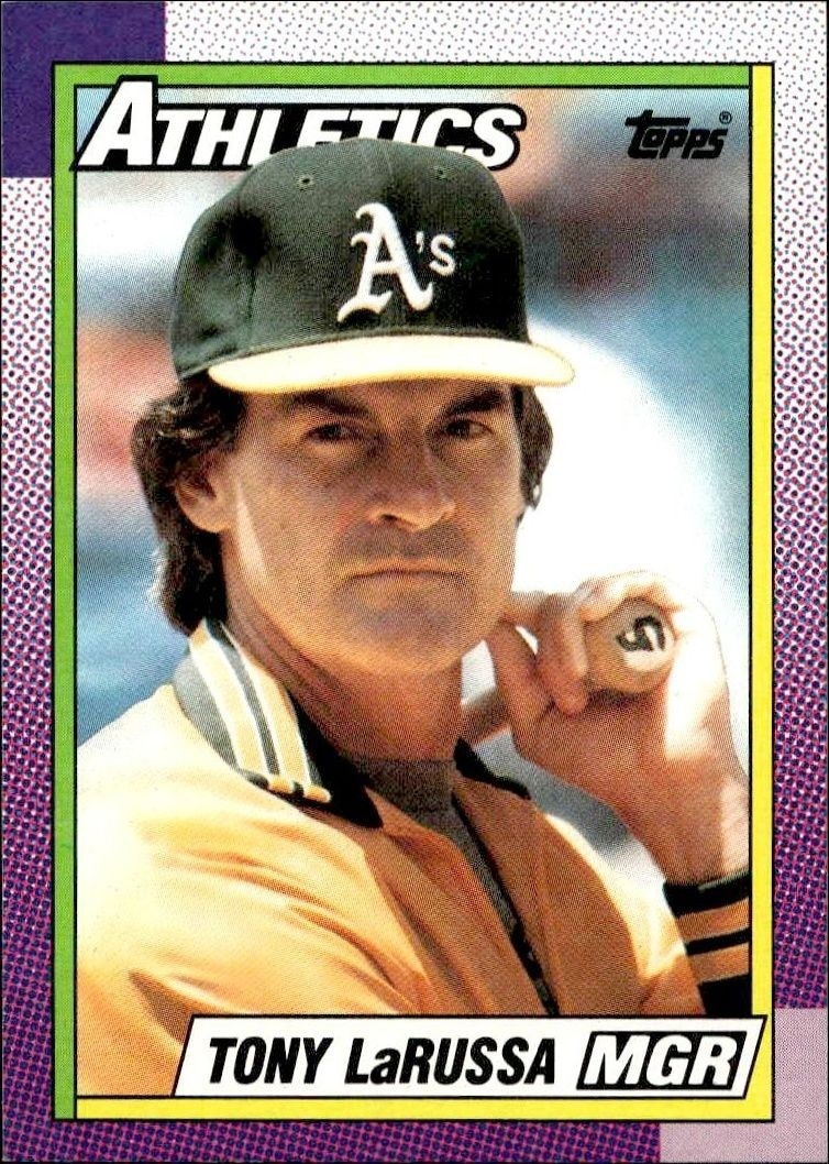 1990 Topps Tony LaRussa #639 trading card