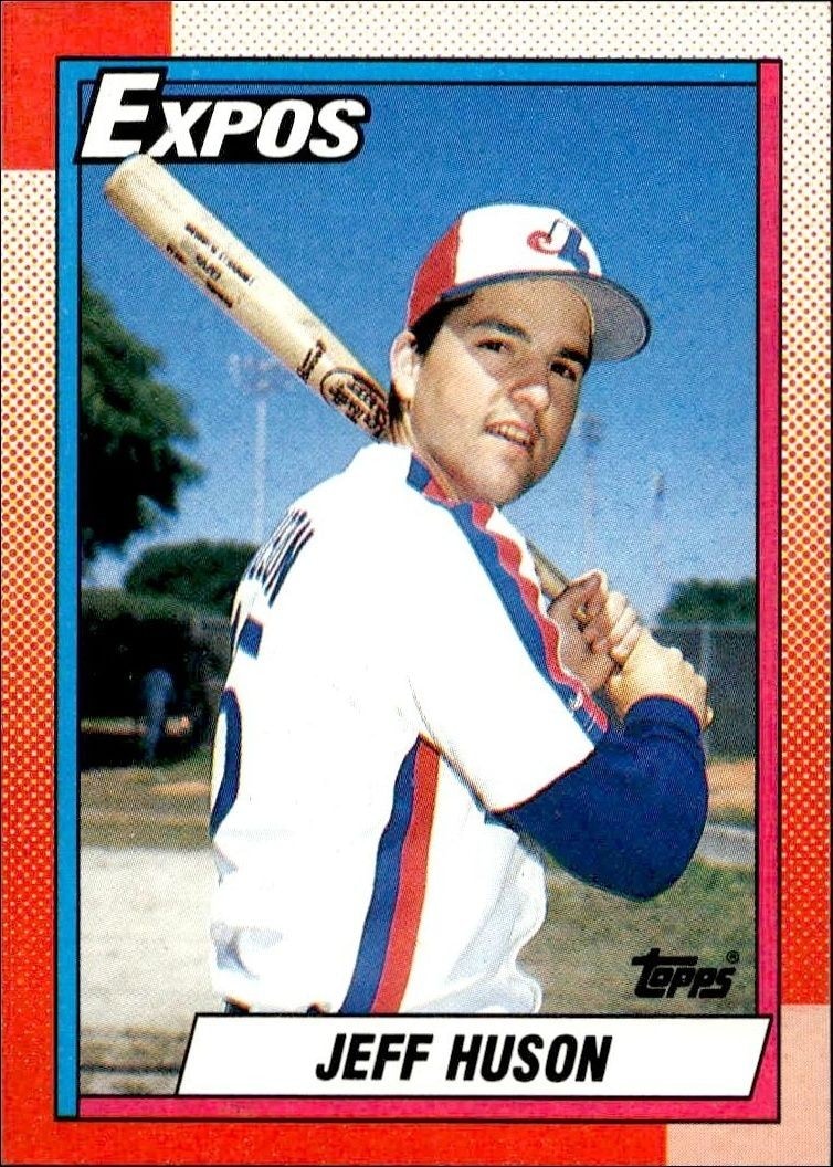 1990 Topps Jeff Huson #72 trading card