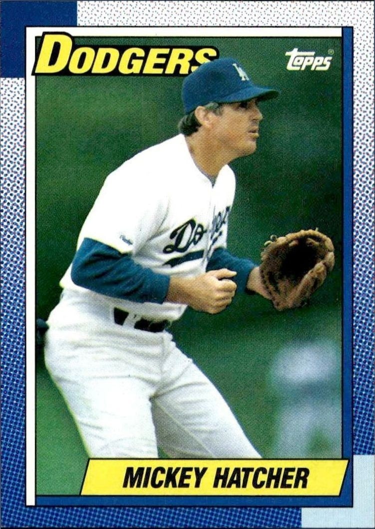 1990 Topps Mickey Hatcher #226 trading card