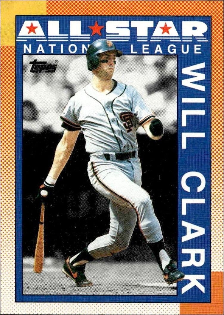 1990 Topps Will Clark #397 trading card