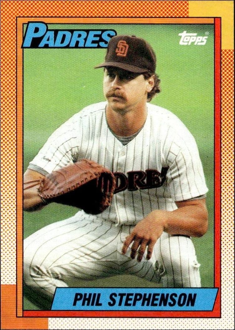 1990 Topps Phil Stephenson #584 trading card