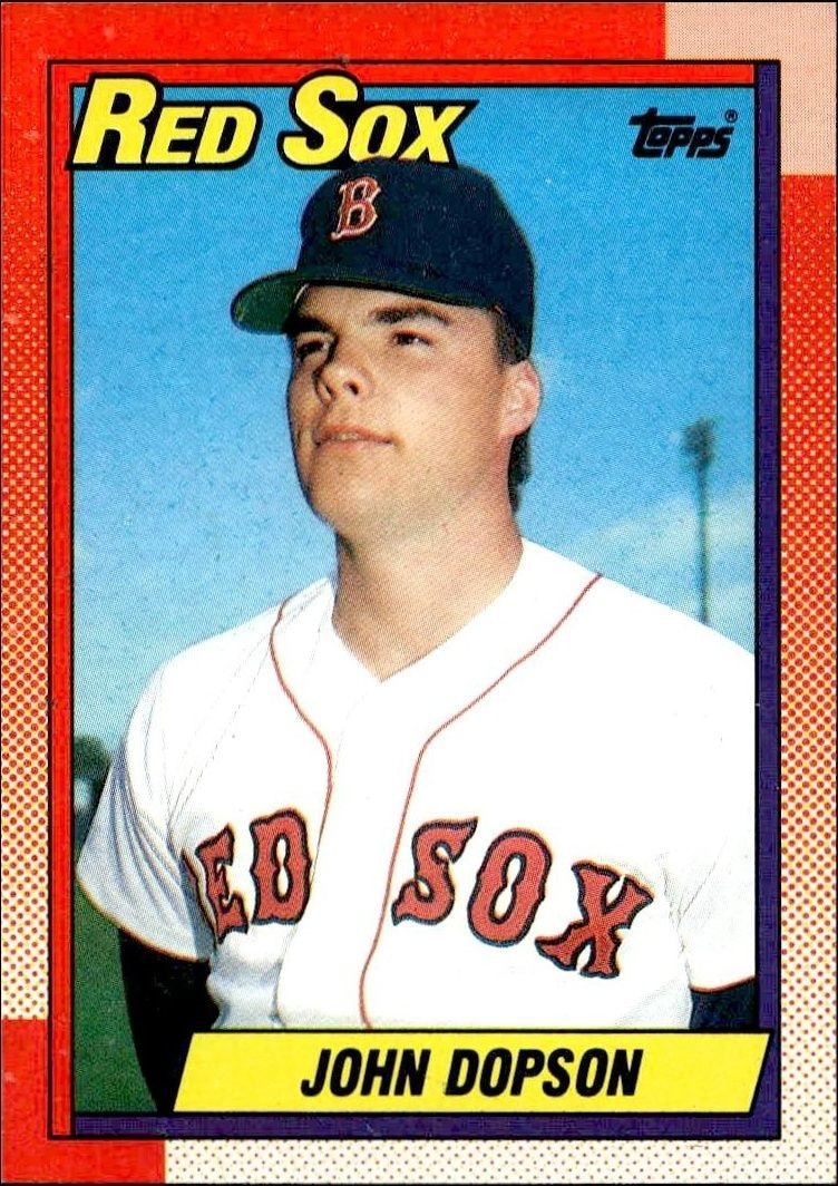 1990 Topps John Dopson #733 trading card