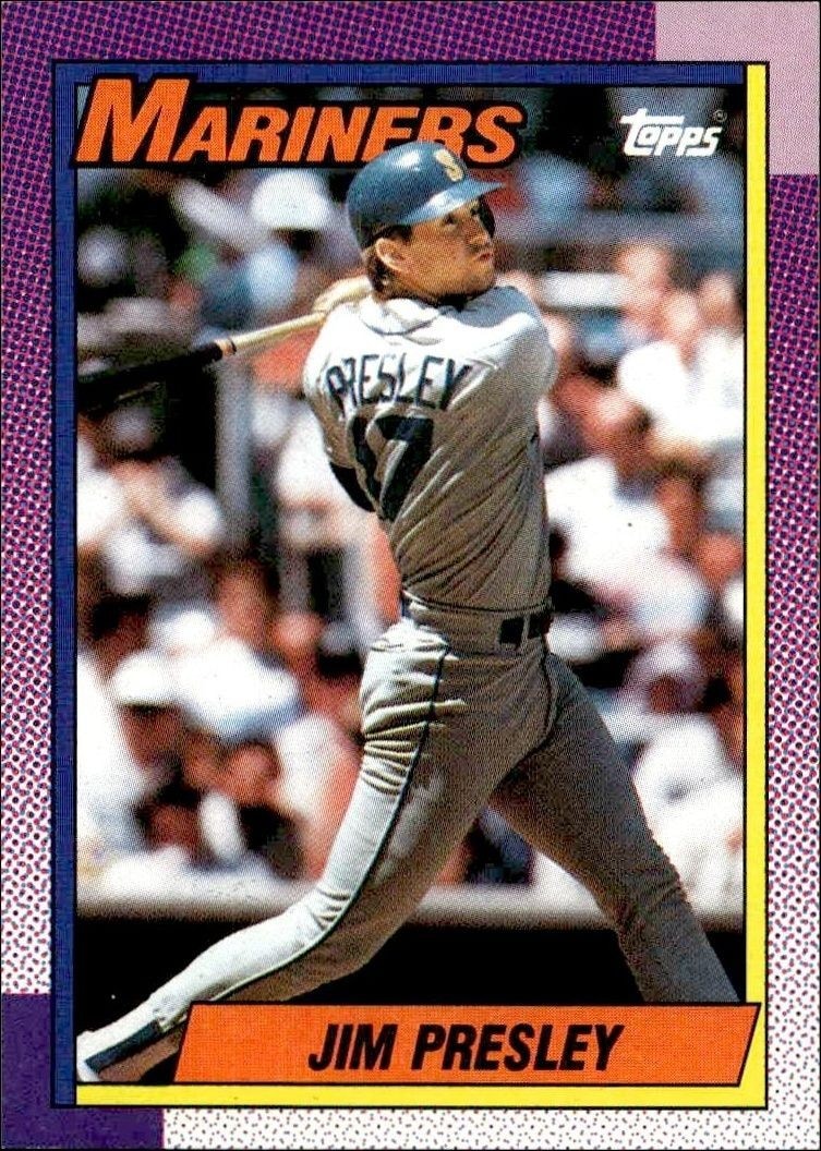 1990 Topps Jim Presley #346 trading card