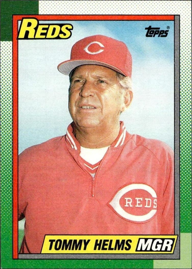 1990 Topps Tommy Helms #110 trading card