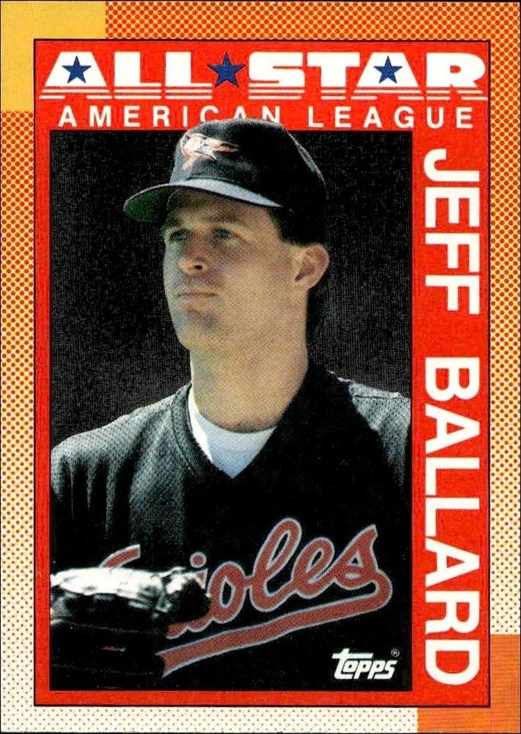 1990 Topps Jeff Ballard #394 trading card