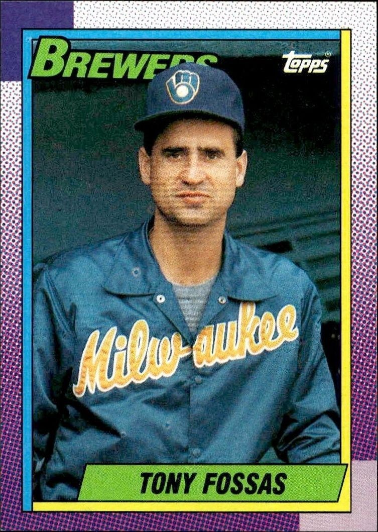 1990 Topps Tony Fossas #34 trading card