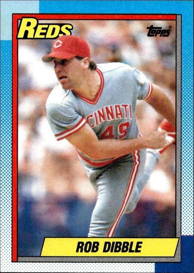 1990 Topps Rob Dibble #46 trading card