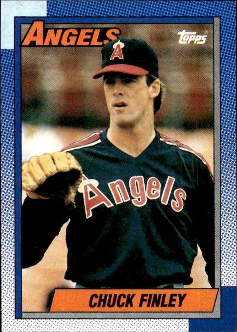 1990 Topps Chuck Finley #147 trading card