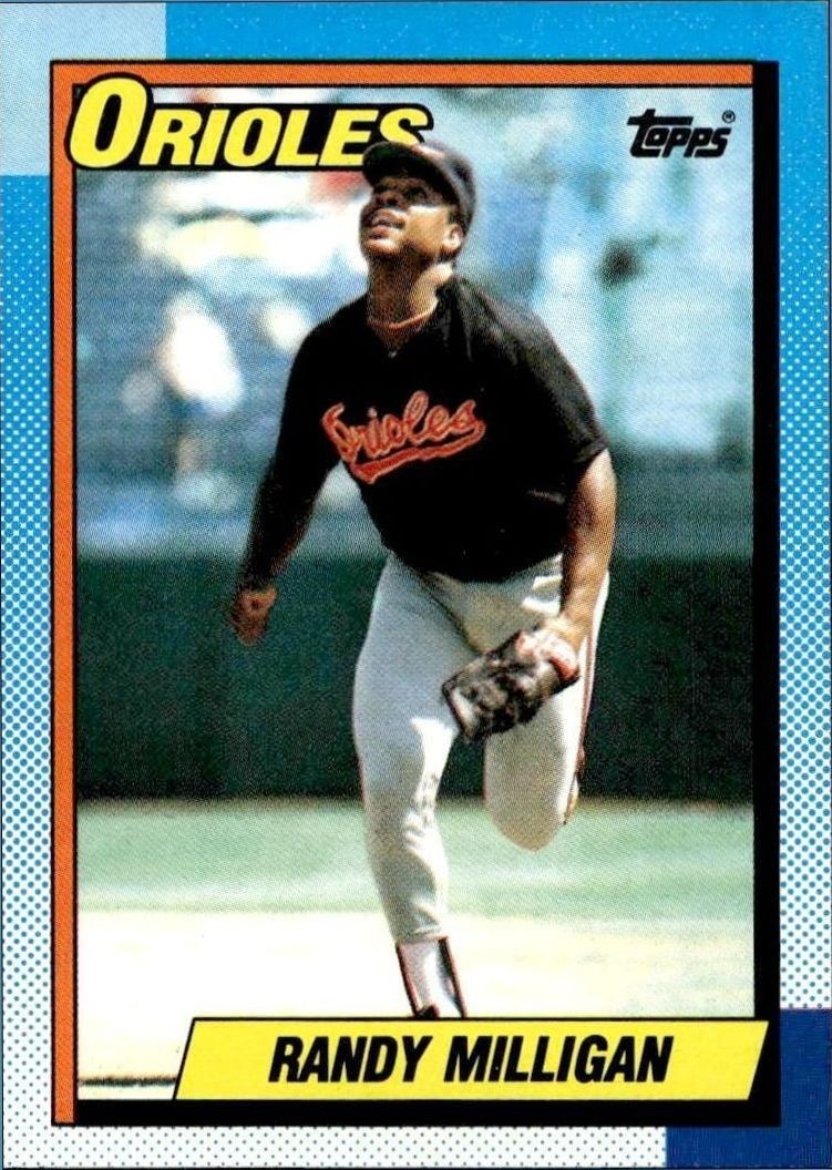 1990 Topps Randy Milligan #153 trading card