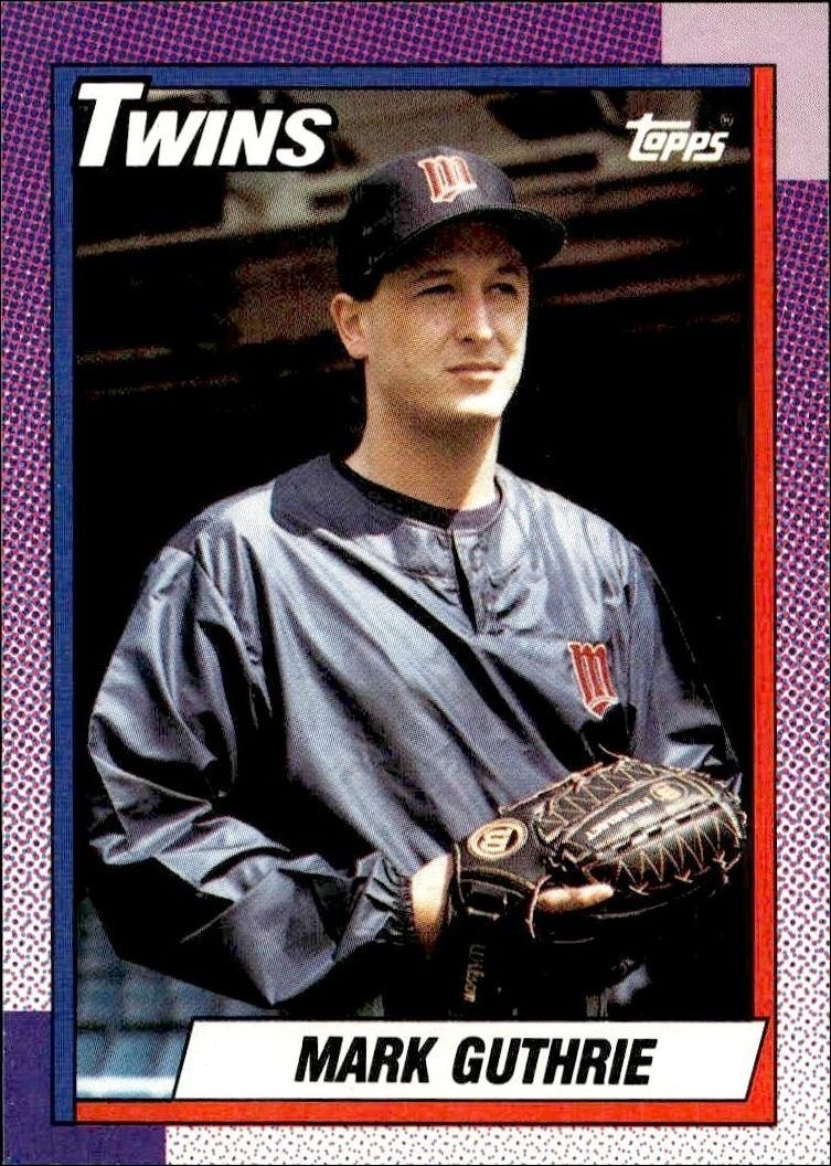 1990 Topps Mark Guthrie #317 trading card