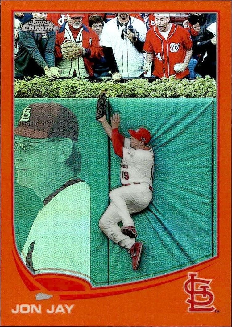 2013 Topps Chrome Jon Jay #4 trading card