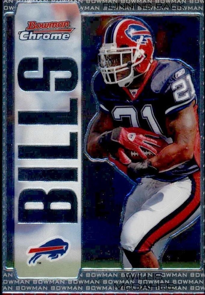 2005 Bowman Chrome Willis McGahee #78 trading card