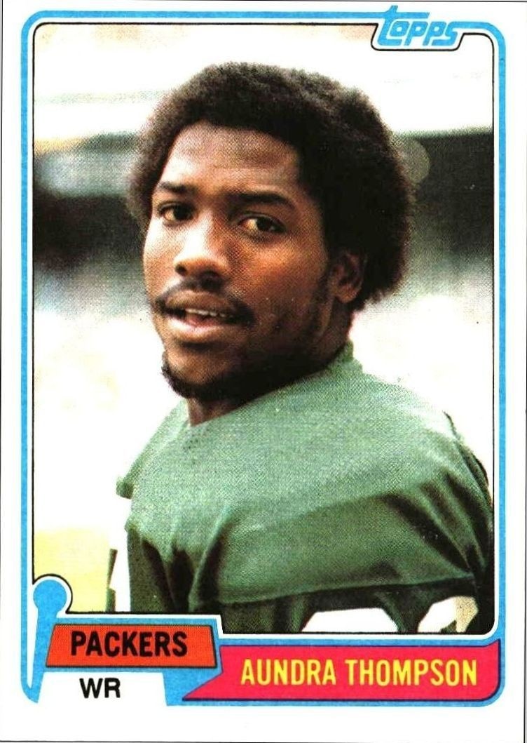 1981 Topps Aundra Thompson #314 trading card