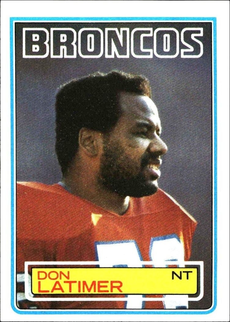 1983 Topps Don Latimer #265 trading card
