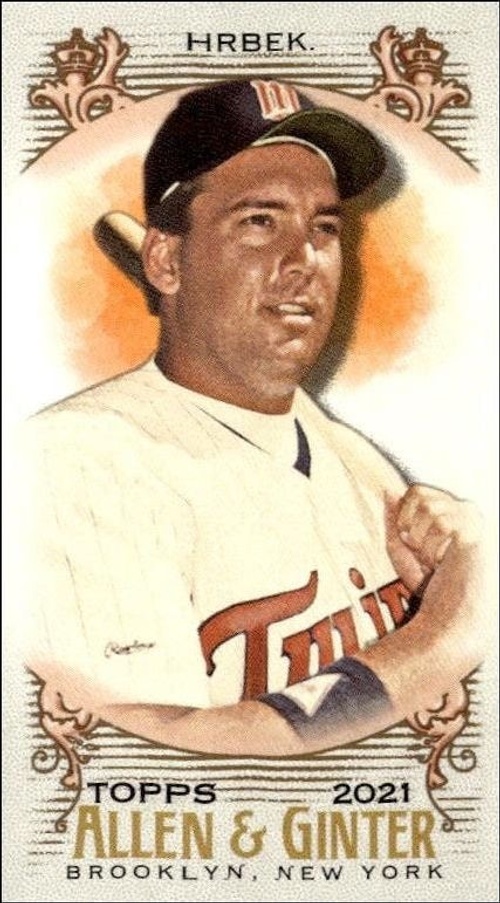 2021 Topps Allen & Ginter Kent Hrbek #338 trading card