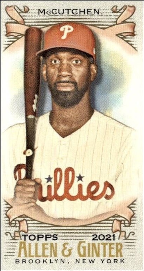 2021 Topps Allen & Ginter Andrew McCutchen #134 trading card
