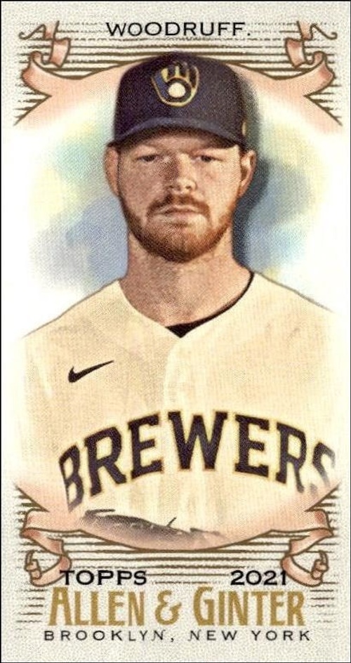 2021 Topps Allen & Ginter Brandon Woodruff #336 trading card