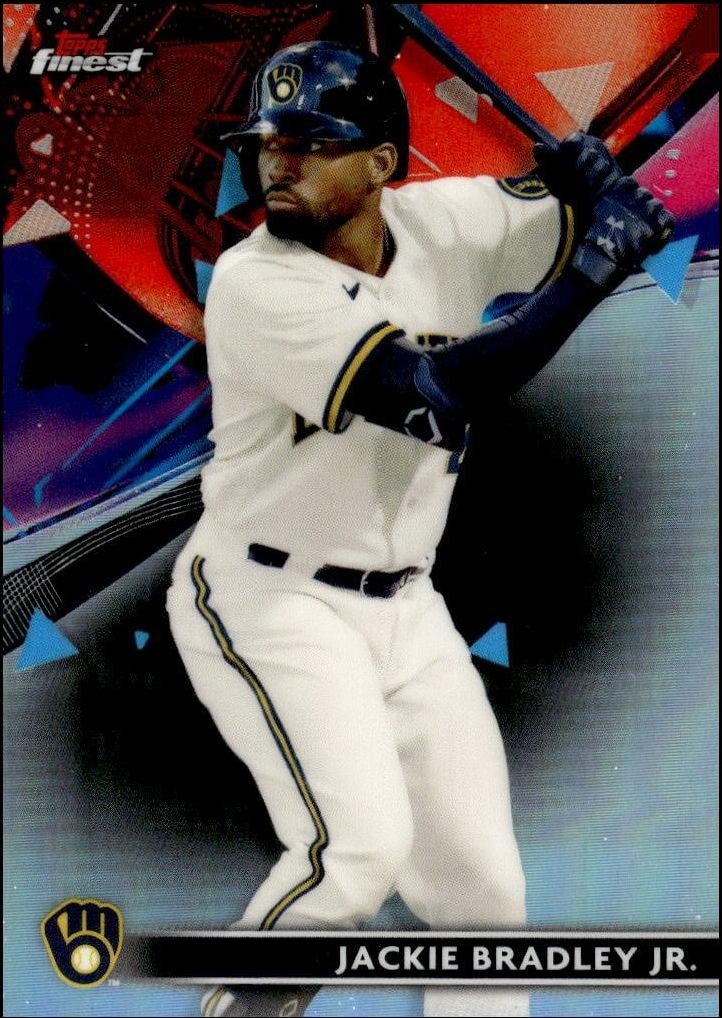 2021 Topps Finest Jackie Bradley Jr. #90 trading card