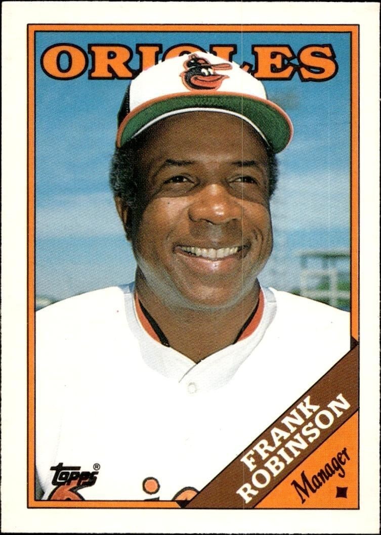 1988 Topps Traded Frank Robinson #96T trading card