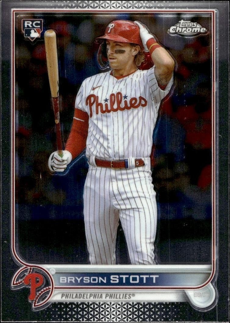 2022 Topps Chrome Update Bryson Stott #USC154 trading card