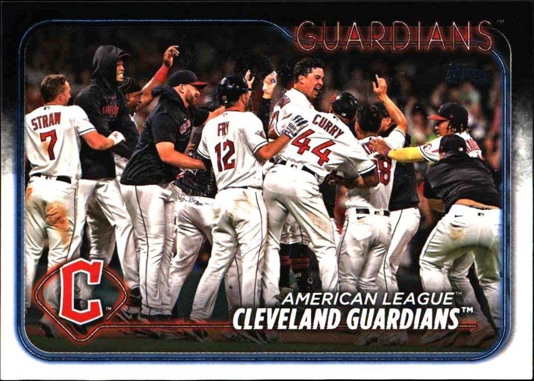 2024 Topps Series 2 Cleveland Guardians #439 trading card