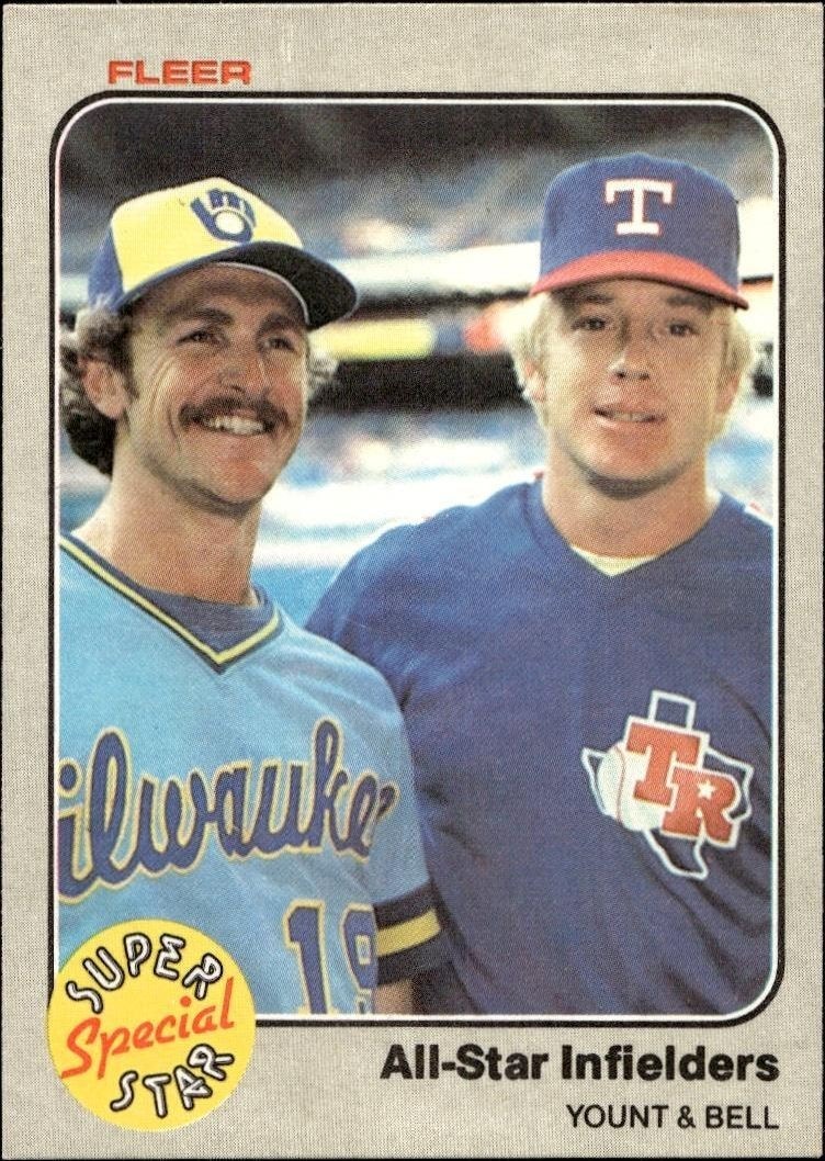 1983 Fleer Robin Yount #632 trading card