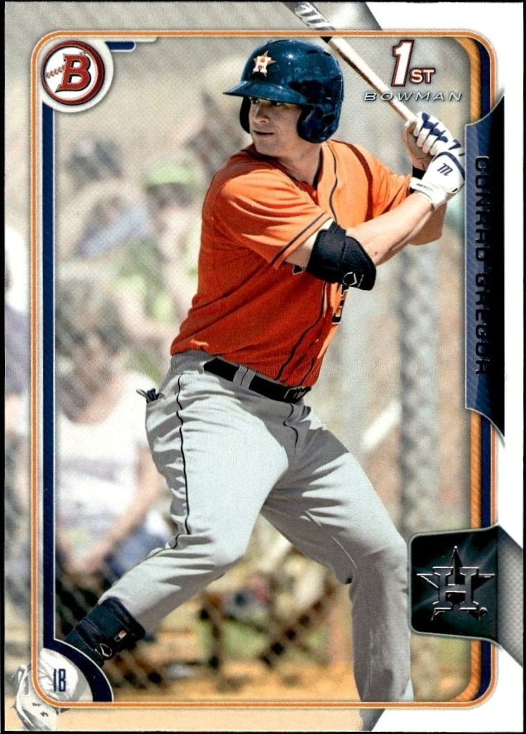 2015 Bowman Draft Conrad Gregor #BP55 trading card