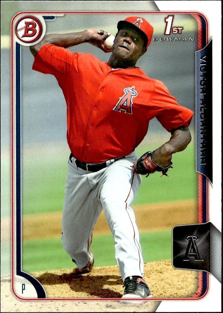 2015 Bowman Draft Victor Alcantara #BP128 trading card