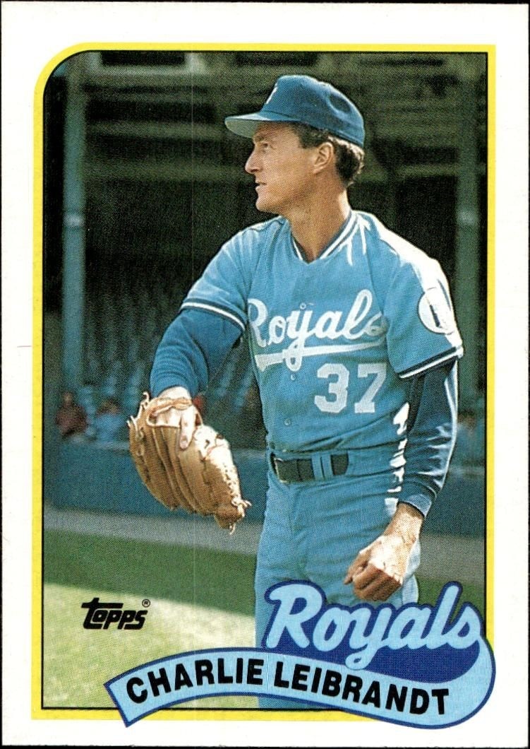 1989 Topps Charlie Leibrandt #301 trading card