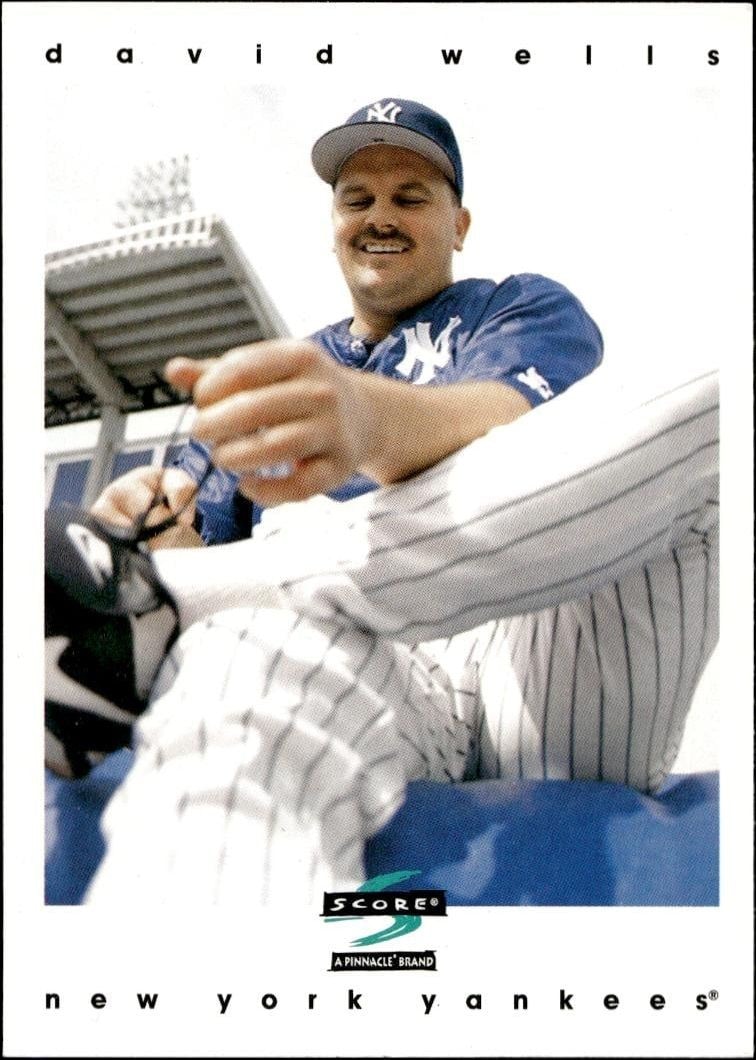 1997 Pinnacle Score David Wells #337 trading card