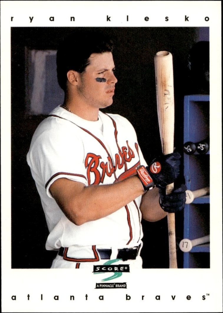 1997 Pinnacle Score Ryan Klesko #7 trading card