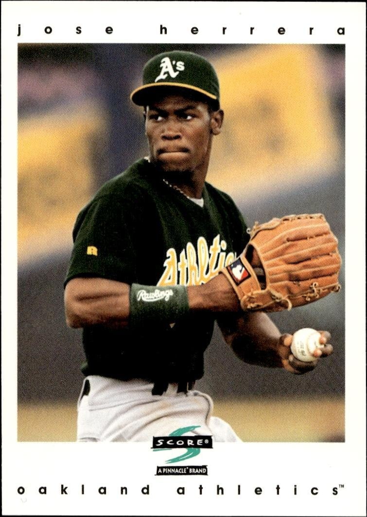 1997 Pinnacle Score Jose Herrera #81 trading card