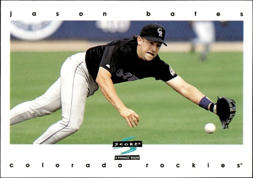 1997 Pinnacle Score Jason Bates #427 trading card
