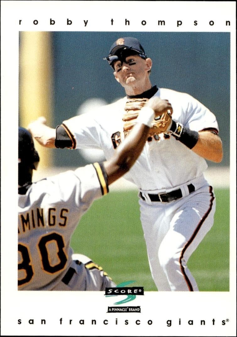 1997 Pinnacle Score Robby Thompson #90 trading card