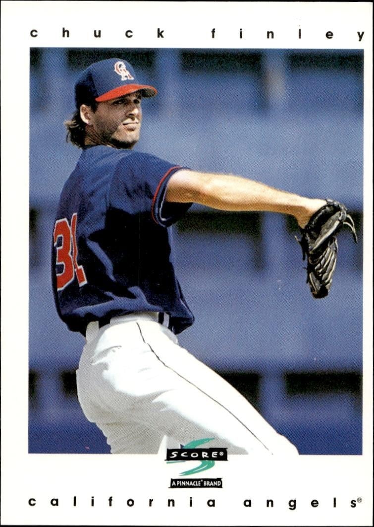 1997 Pinnacle Score Chuck Finley #75 trading card