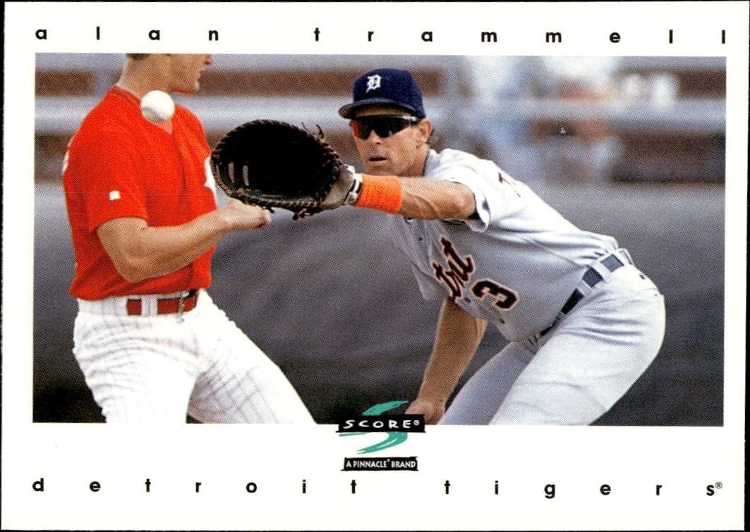 1997 Pinnacle Score Alan Trammell #106 trading card