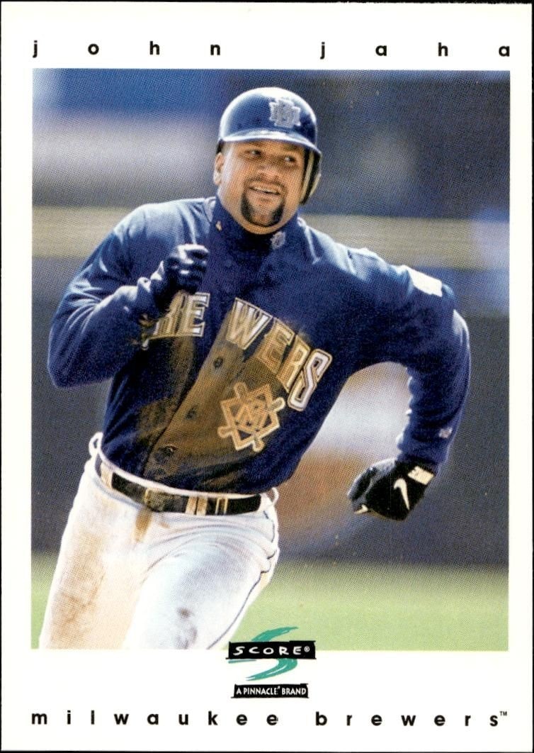 1997 Pinnacle Score John Jaha #68 trading card