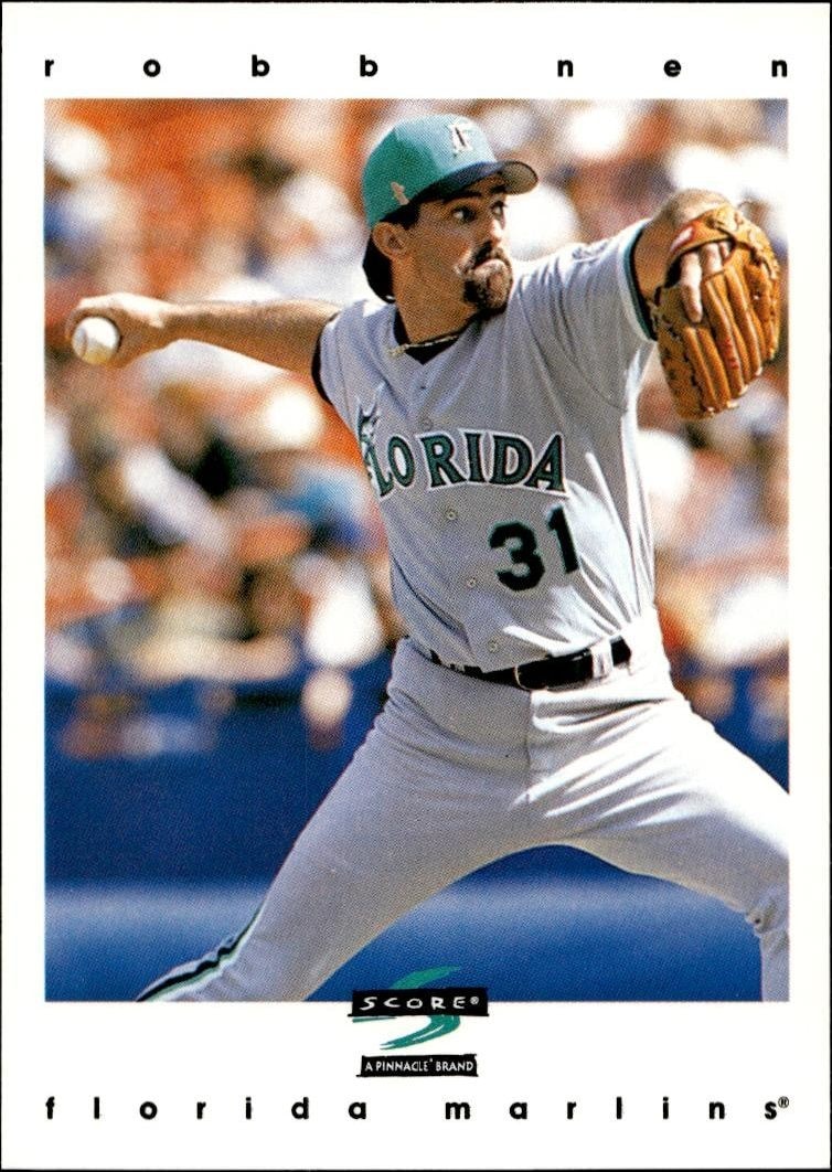 1997 Pinnacle Score Robb Nen #266 trading card