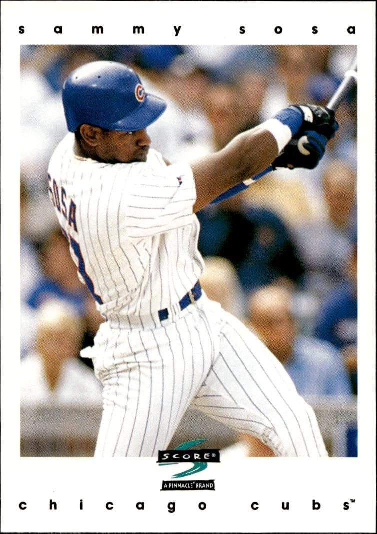 1997 Pinnacle Score Sammy Sosa #244 trading card