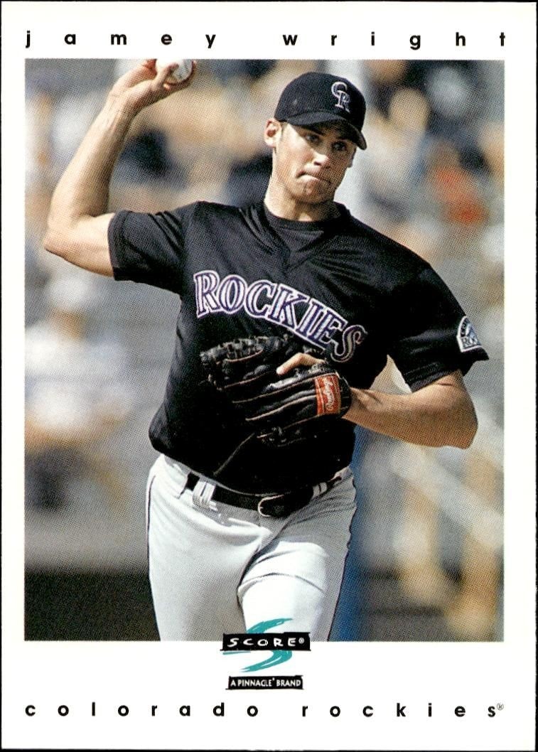 1997 Pinnacle Score Jamey Wright #121 trading card