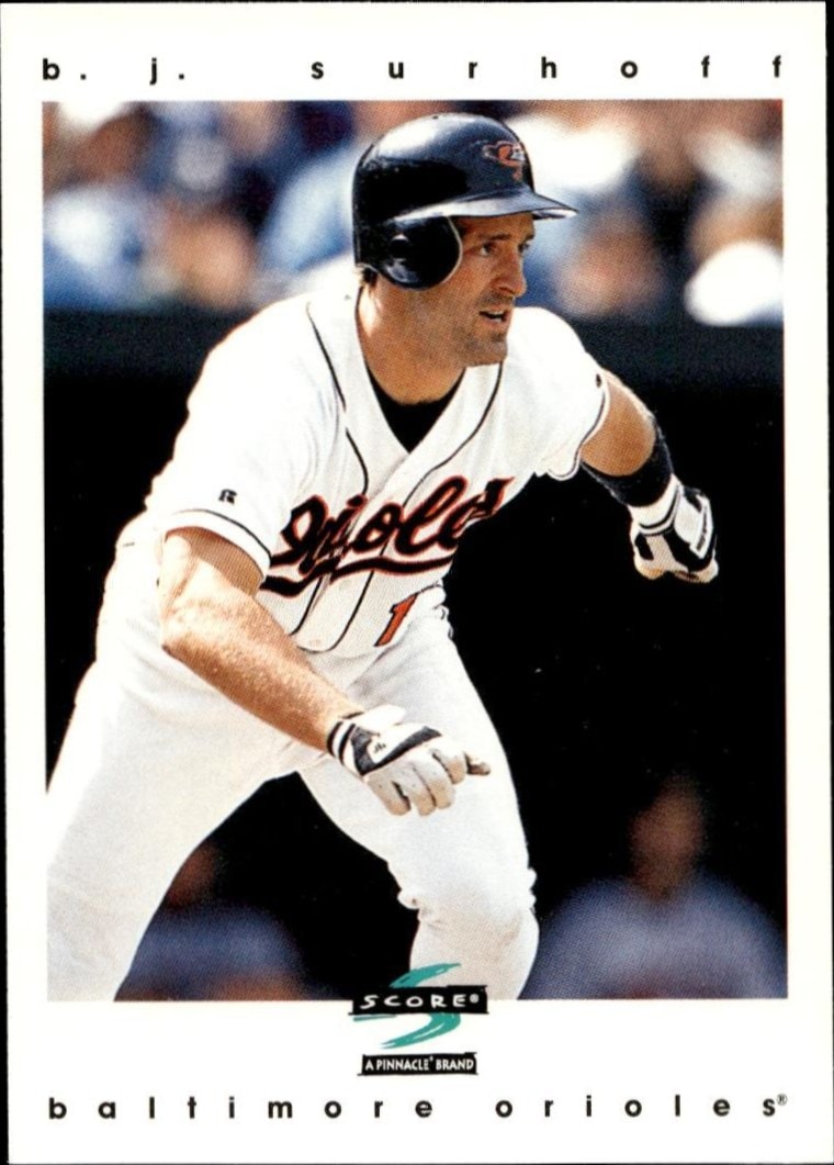 1997 Pinnacle Score B.J. Surhoff #197 trading card